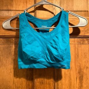 Blue Reebok Sports Bra